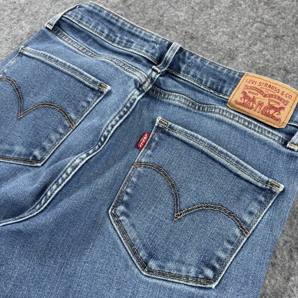 Levi's 721 High Rise Skinny Jeans 18882-0166 Manic Monday Blue 27x30 - Picture 4 of 9